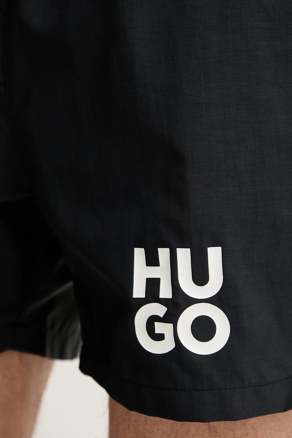 HUGO σορτς μαγιό Ανδρικά PAOLO μαύρο 50545464