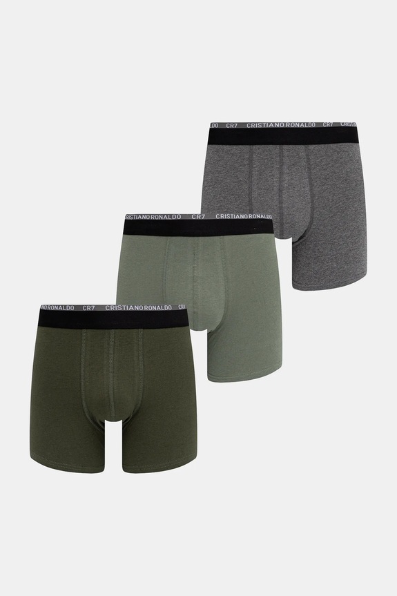 CR7 Cristiano Ronaldo bokserki 3-pack dzianina zielony 8100.49.714