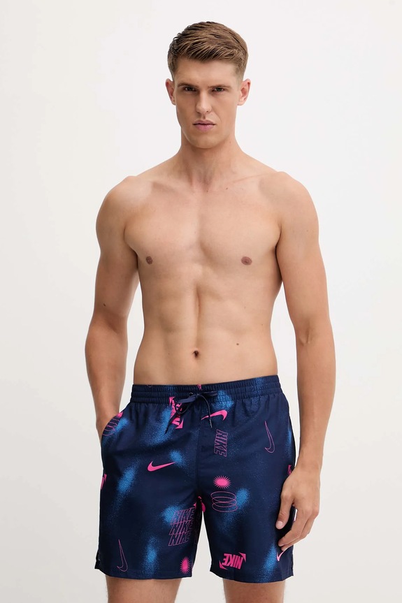 Plavkové šortky Nike Planet friendly tmavomodrá NESSF563