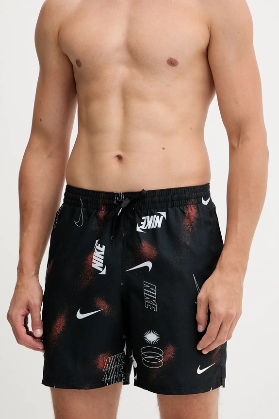Plavkové šortky Nike NESSF563 čierna AW25