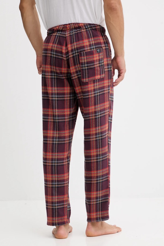 Îmbrăcăminte Lindbergh pantaloni pijama bumbac 30.997528 burgundia