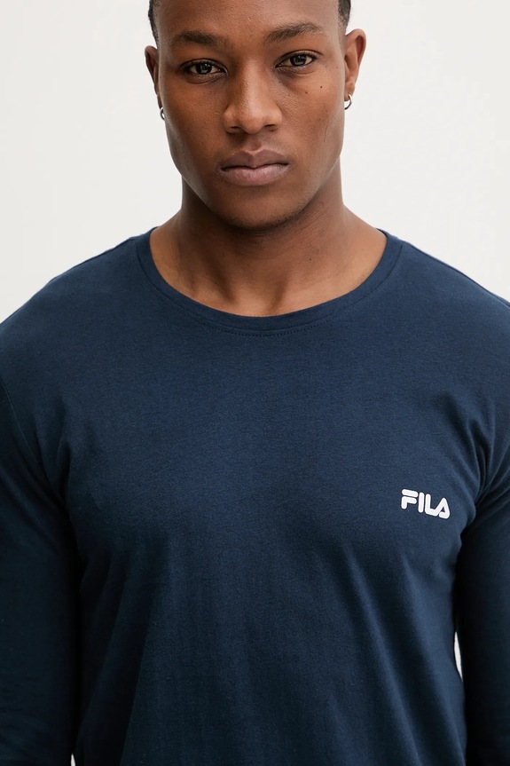 Bavlnené pyžamo Fila FPW1233 tmavomodrá AW25