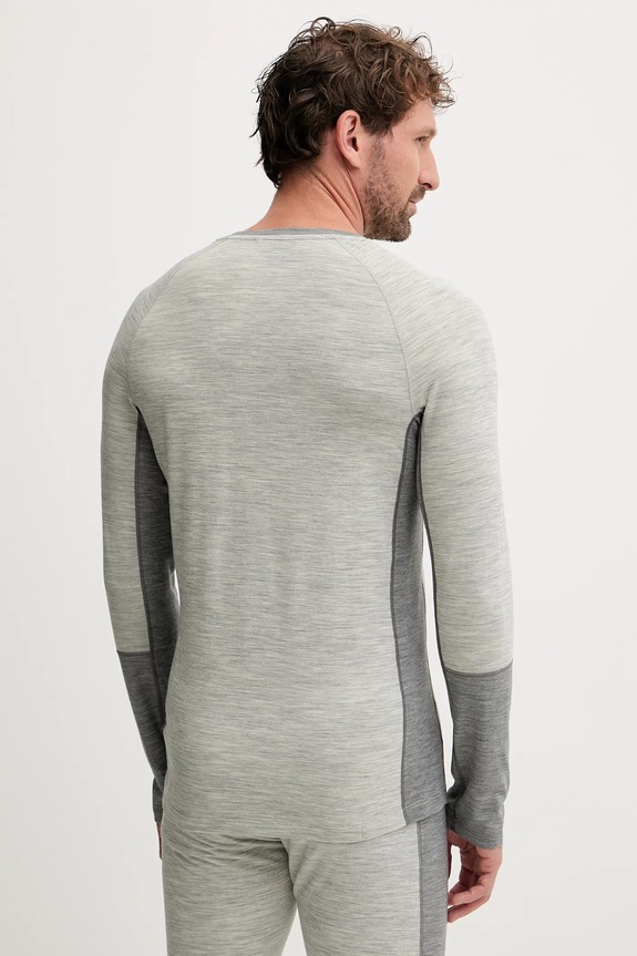 Abbigliamento Peak Performance camicetta a maniche lunghe funzionale con lana Magic G80935 grigio