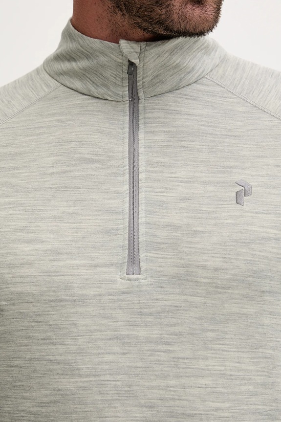 Peak Performance camicetta a maniche lunghe funzionale con lana Magic G80934 grigio