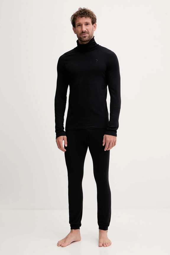 Peak Performance longsleeve funkcyjny z domieszką wełny Magic G80933 czarny AW25