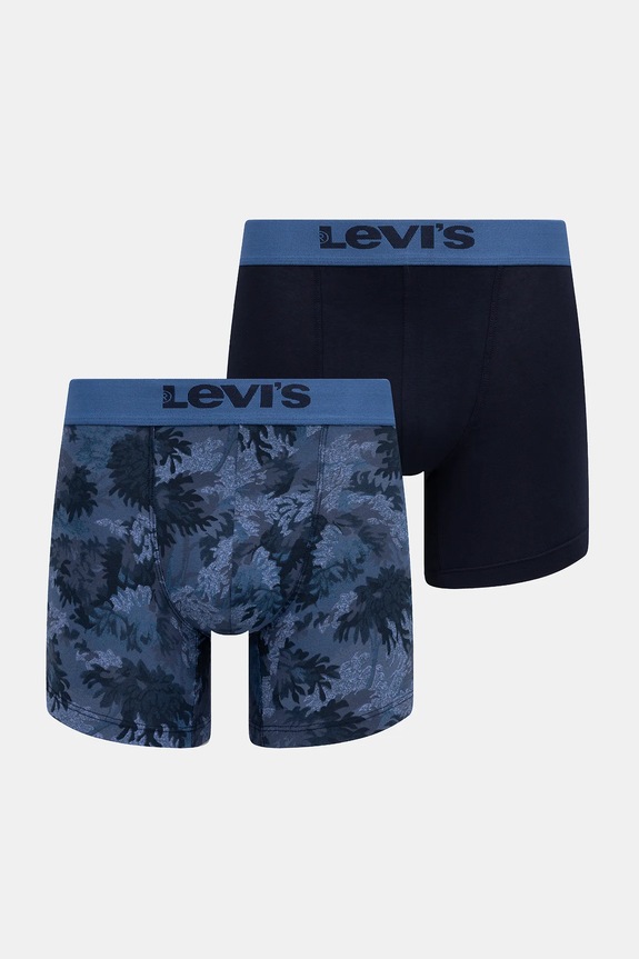 Levi's bokserki 2-pack dzianina niebieski 37149.1174