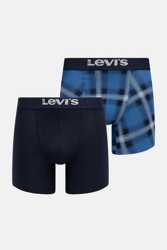 Levi's bokserki 2-pack dzianina niebieski 37149.1184