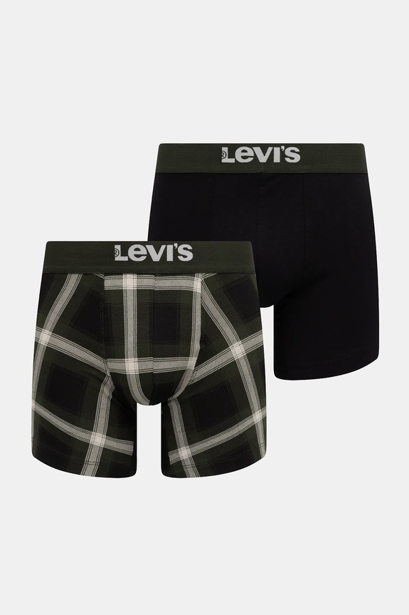 Levi's bokserki 2-pack nadruk zielony 37149.1185