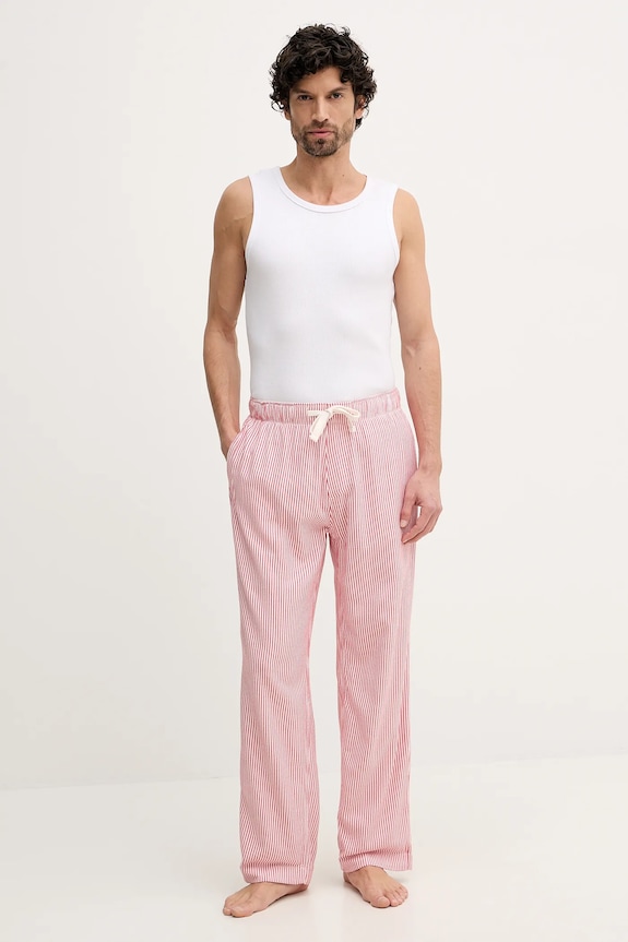 Abercrombie & Fitch pantaloni de pijama KI113.5008.504 rosu AW25