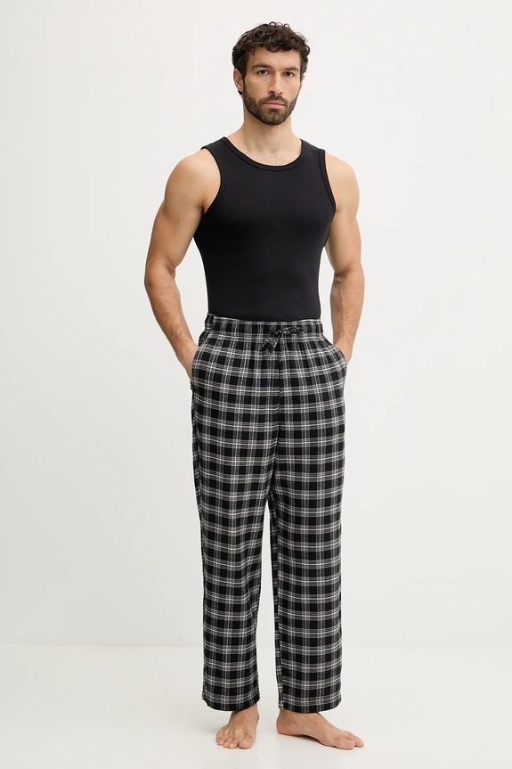 Pyžamové nohavice Hollister Co. KI313.5009.908 čierna AW25