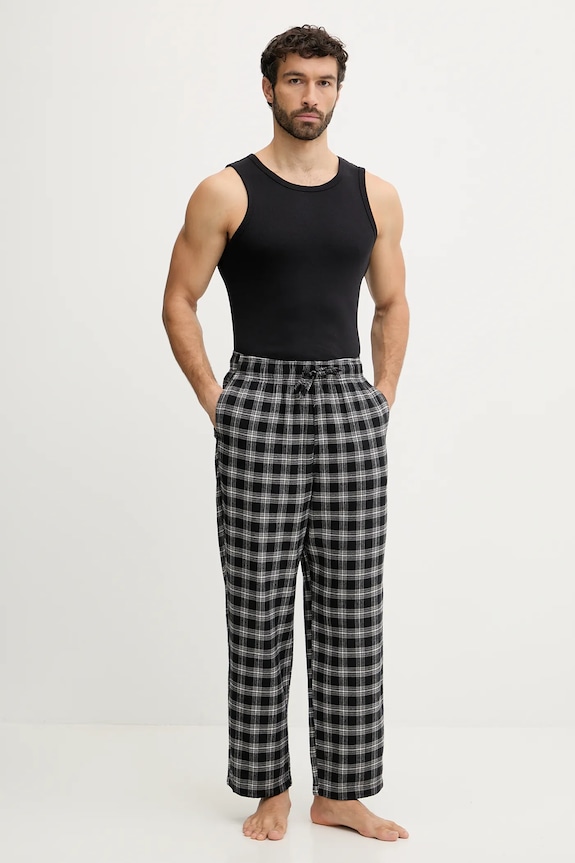 Pyžamové nohavice Hollister Co. KI313.5009.908 čierna AW25