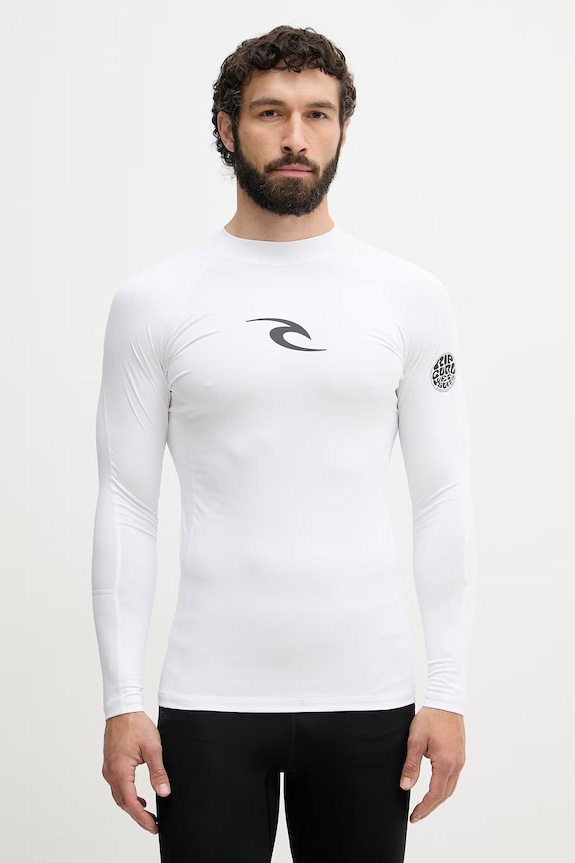 Rip Curl maglietta a maniche lunghe da bagno da uomo bianco 16FMRV