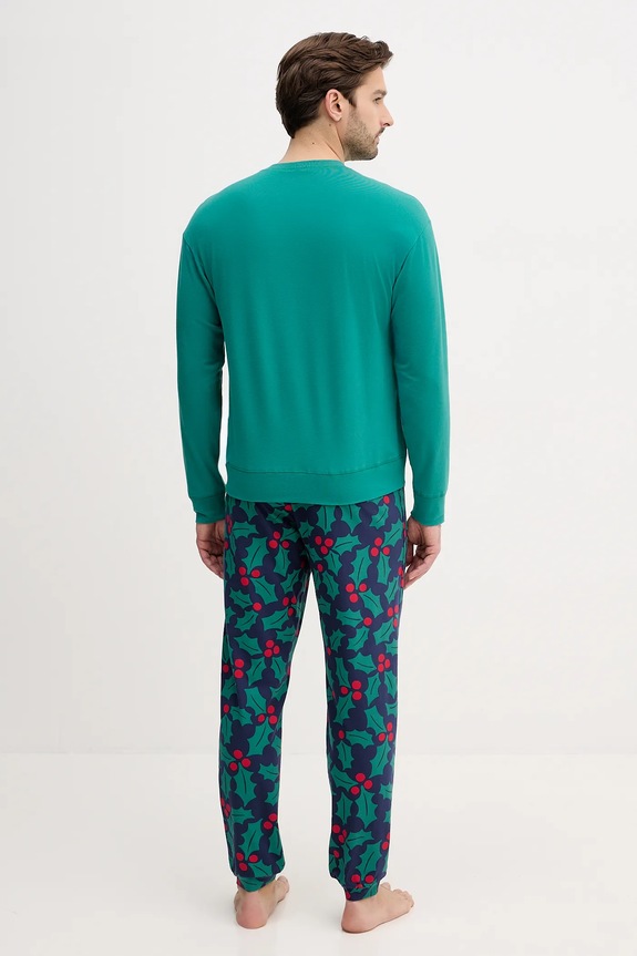 Pyžamo United Colors of Benetton tyrkysová 3DKE4P034