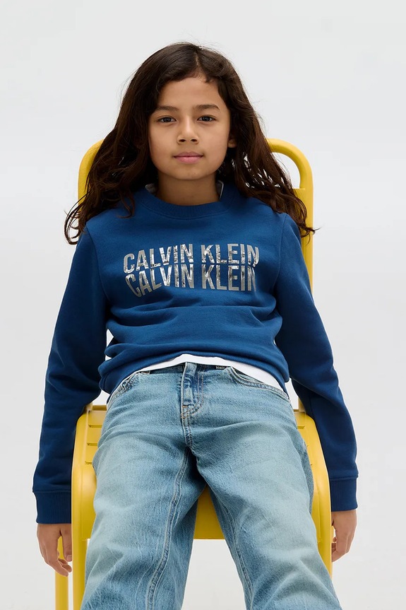 Dječja pamučna dukserica Calvin Klein Jeans IB0IB02527.9BYA