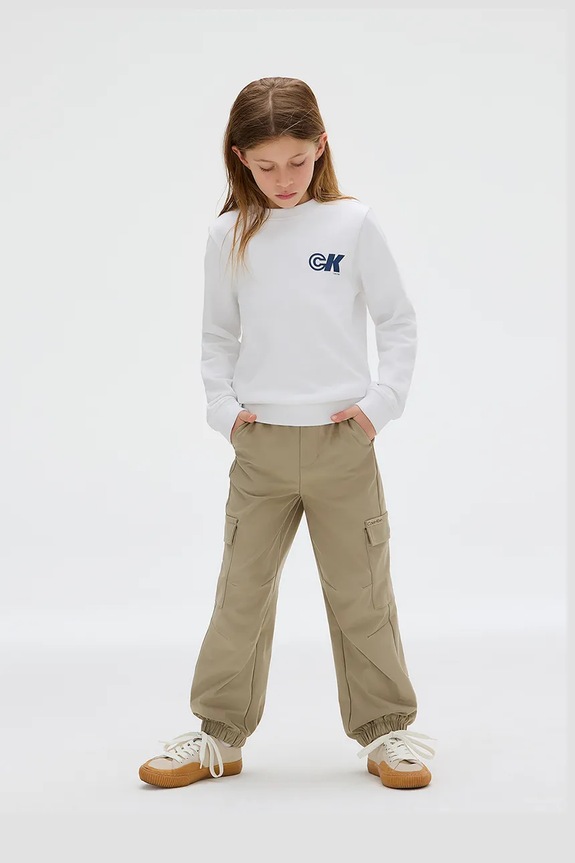 Παιδική βαμβακερή μπλούζα Calvin Klein Jeans IB0IB02545.104.116.9BYA