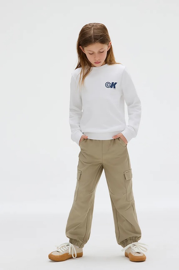 Παιδική βαμβακερή μπλούζα Calvin Klein Jeans IB0IB02545.128.170.9BYA
