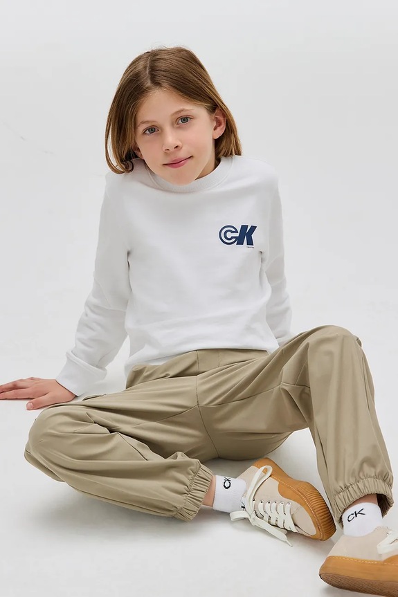 Παιδική βαμβακερή μπλούζα Calvin Klein Jeans IB0IB02545.128.170.9BYA