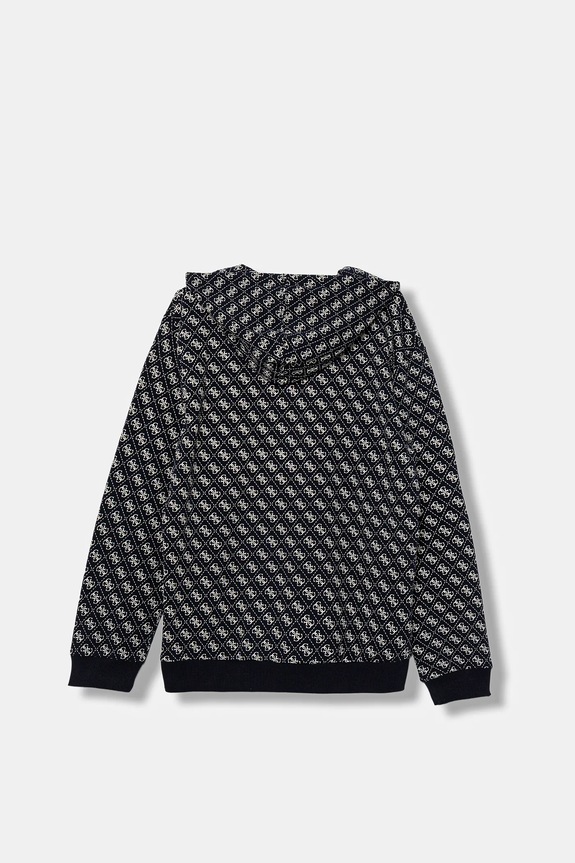 Detská bavlnená mikina Guess L5YQ05.KA6R4.9BYA tmavomodrá AW25