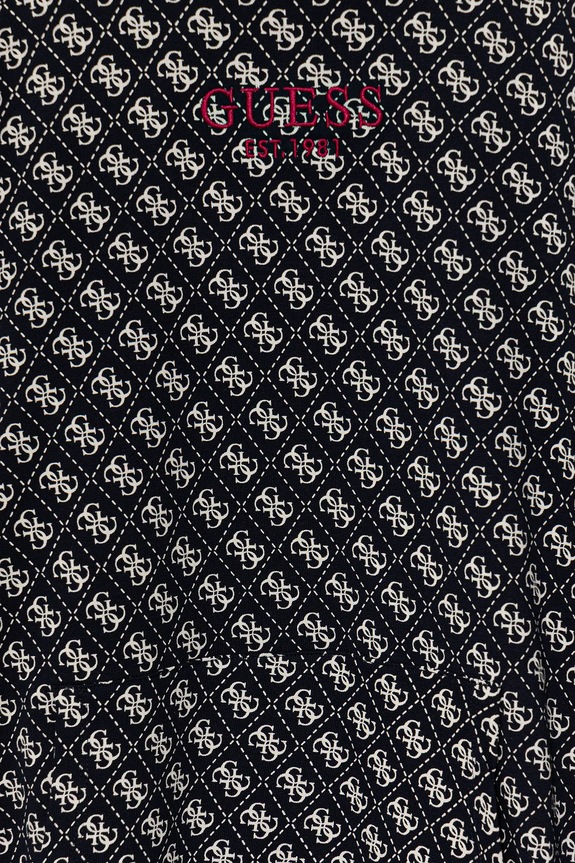 Chlapec Detská bavlnená mikina Guess L5YQ05.KA6R4.9BYA tmavomodrá