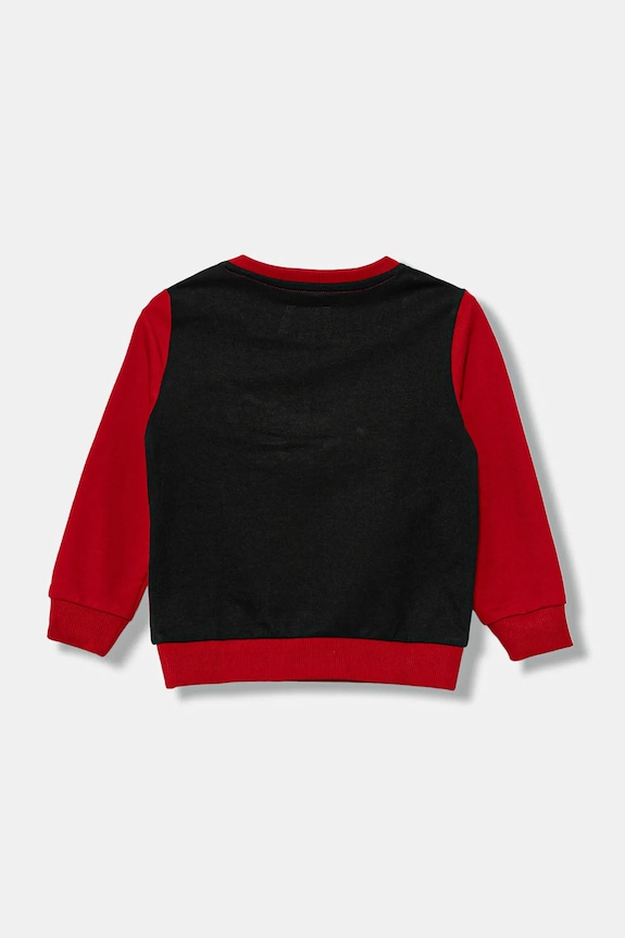 Detská bavlnená mikina Guess N5YQ04.KA6R4.9BYA červená AW25