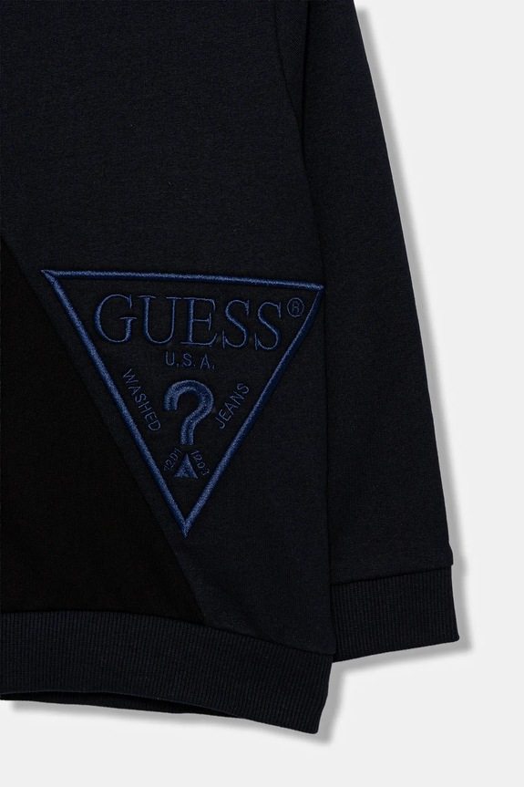 Chłopiec Guess bluza bawełniana dziecięca N5YQ04.KA6R4.9BYA granatowy