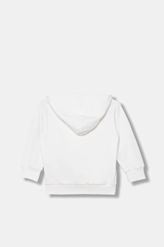 Otroški pulover Diesel SDROPSHOOD OVER SWEAT-SHIRT J02485 bela AW25