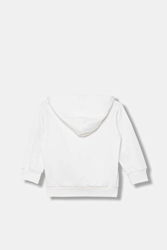 Otroški pulover Diesel SDROPSHOOD OVER SWEAT-SHIRT J02485 bela AW25