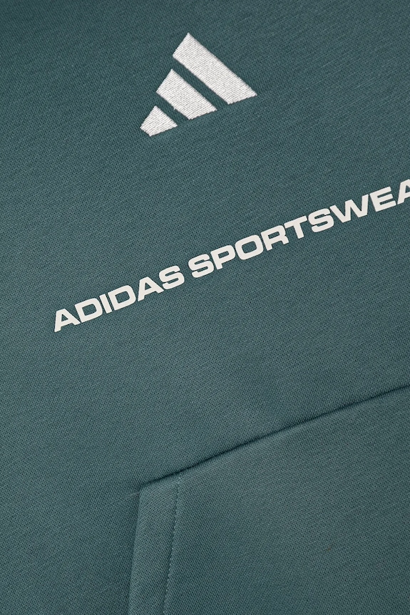 Otroški pulover adidas zelena KC2804