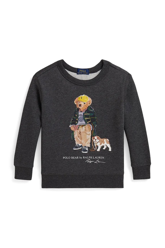 Polo Ralph Lauren bluza dziecięca 322979490001 szary AW25