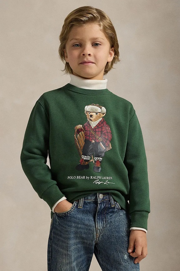 Polo Ralph Lauren bluza dziecięca pozostałe zielony 322981261001