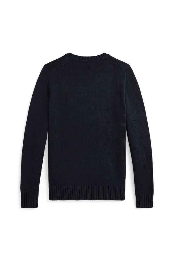 Παιδική βαμβακερή μπλούζα Polo Ralph Lauren 323970429005 σκούρο μπλε AW25