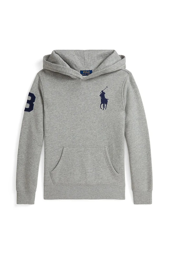 Polo Ralph Lauren felpa per bambini 323979316001 grigio AW25