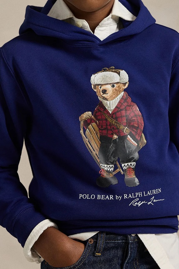 Detská mikina Polo Ralph Lauren 323981262001 modrá
