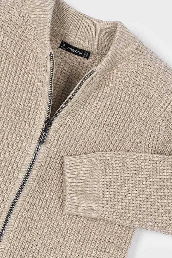 BIMBO Mayoral cardigan di cotone bambino/a 4385.5D.Mini.9BYA beige
