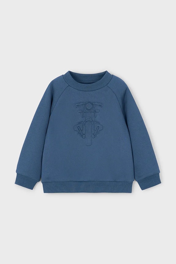 Mayoral bluza dziecięca z elastanem niebieski 4405.5D.Mini.9BYA