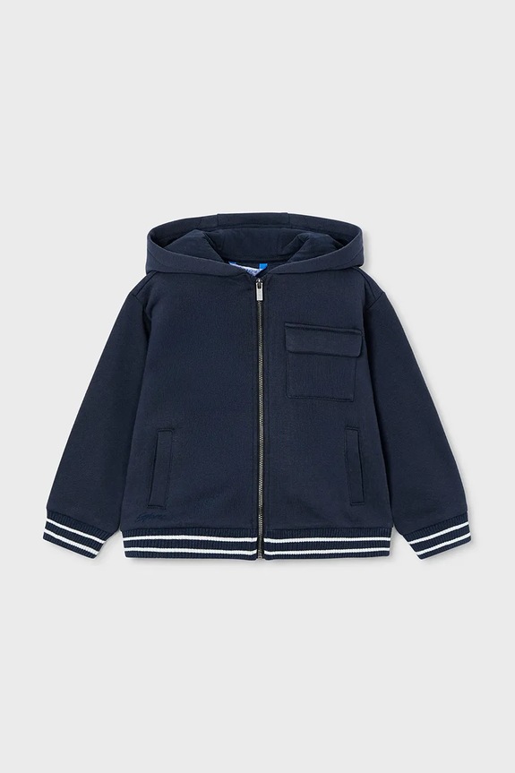 Mayoral bluza dziecięca z kapturem granatowy 4427.5E.Mini.9BYA