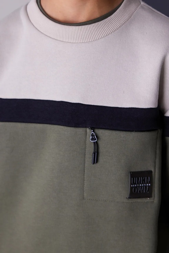 Mayoral bluza dziecięca 7406.7E.Junior.9BYA zielony