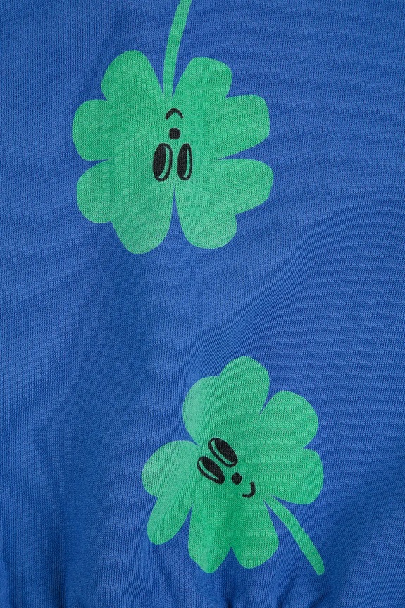 Chłopiec Bobo Choses bluza bawełniana dziecięca Lucky Clover 225AC039 niebieski