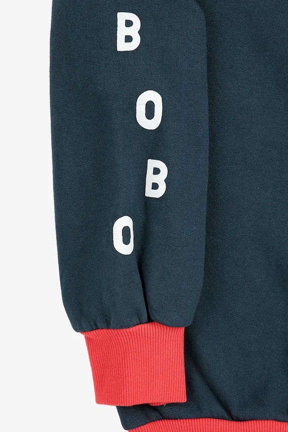 Bobo Choses hanorac de bumbac pentru copii bleumarin 225AC042