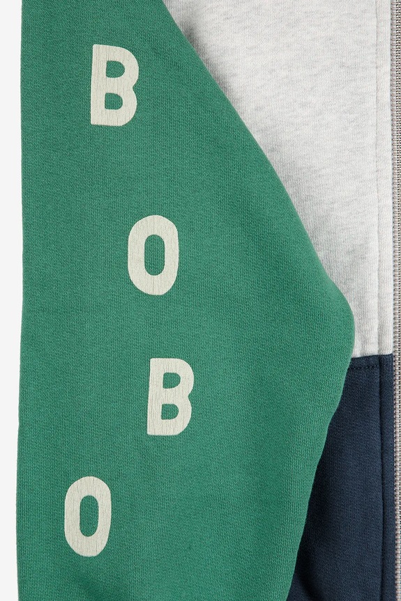 Chłopiec Bobo Choses bluza bawełniana dziecięca 225AC052 szary