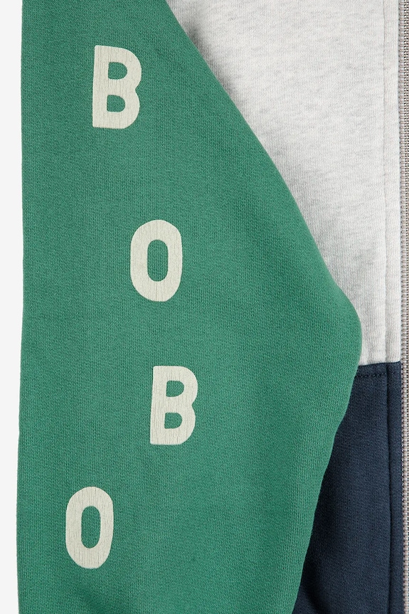 Chłopiec Bobo Choses bluza bawełniana dziecięca 225AC052 szary