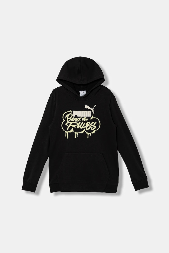 Puma bluza dziecięca MID90s Hoodie TR B z kapturem czarny 688468.
