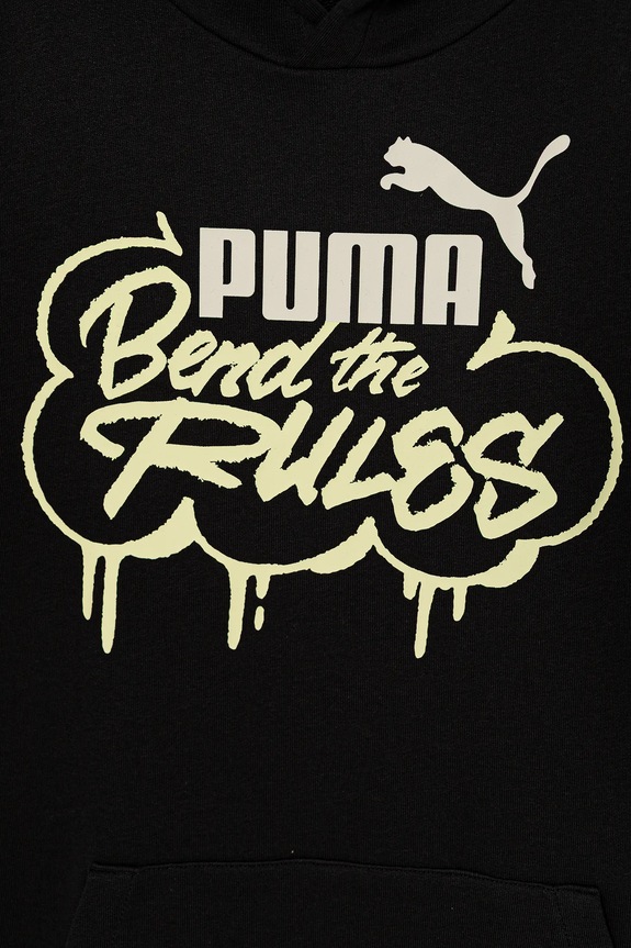 Chłopiec Puma bluza dziecięca MID90s Hoodie TR B 688468. czarny