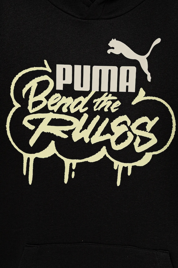 Chłopiec Puma bluza dziecięca MID90s Hoodie TR B 688468. czarny