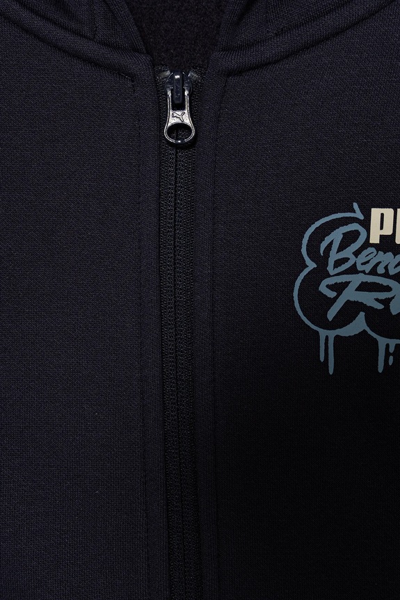 Detská mikina Puma MID90s Full-Zip FL B tmavomodrá 688469.