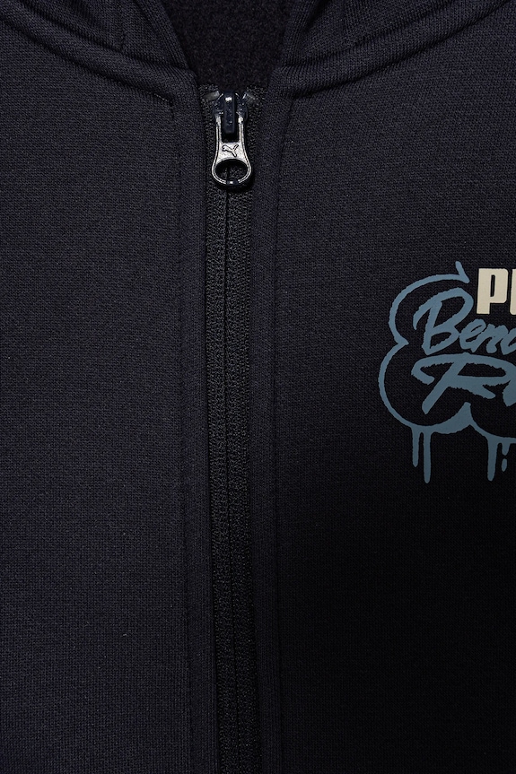 Detská mikina Puma MID90s Full-Zip FL B tmavomodrá 688469.