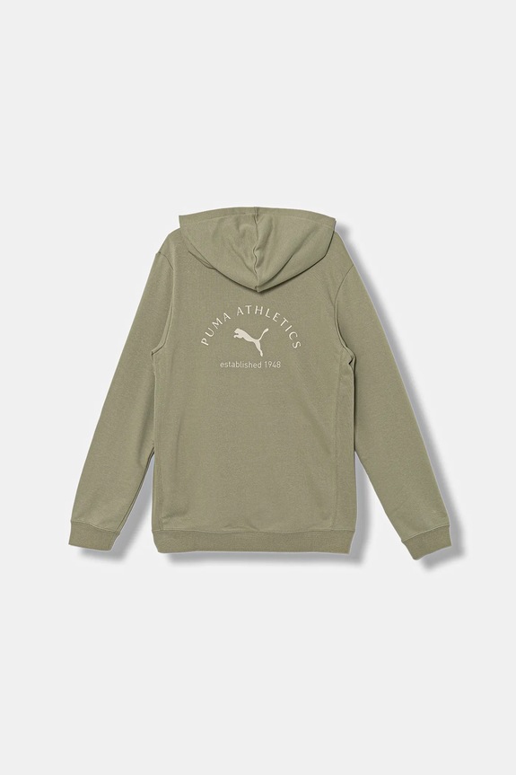 Dječja dukserica Puma PUMA CLASS Graphic Hoodie TR B 688852 zelena AW25