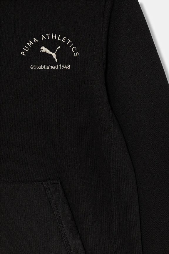 Chłopiec Puma bluza dziecięca PUMA CLASS Graphic Hoodie TR B 688852 czarny