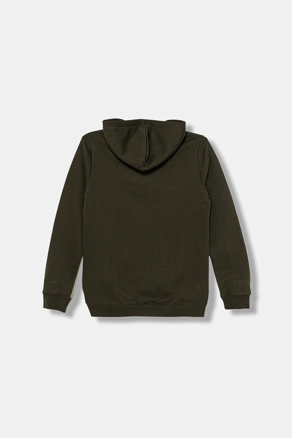Puma bluză copii ESS BLOCK Small Logo Hoodie FL B 690784 verde AW25