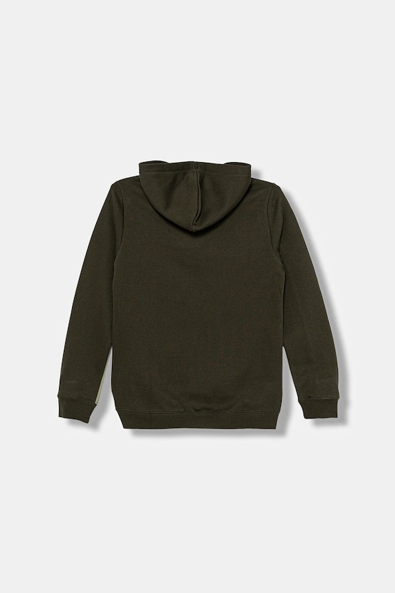 Puma bluză copii ESS BLOCK Small Logo Hoodie FL B 690784 verde AW25
